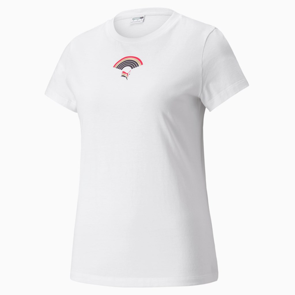 Puma AS Baskılı Tee Beyaz | PM2435087