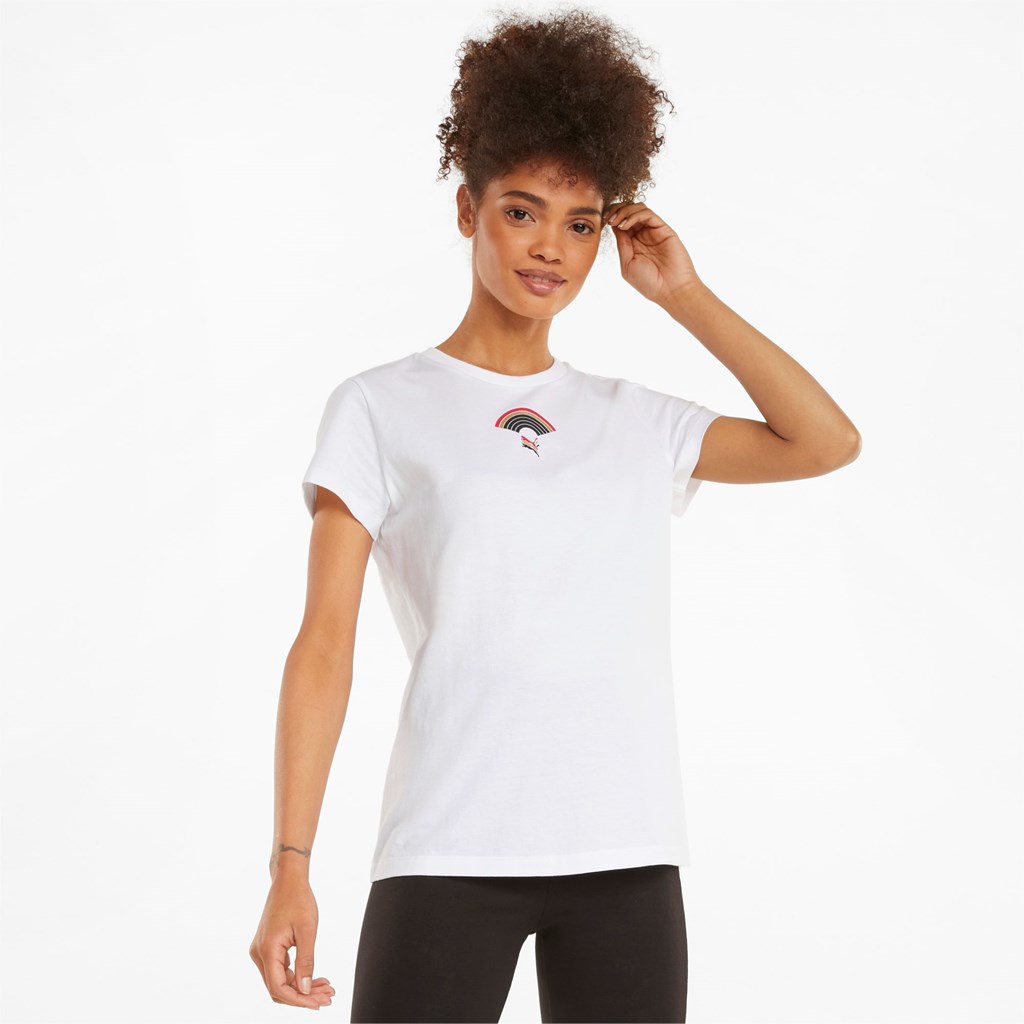 Puma AS Baskılı Tee Beyaz | PM2435087