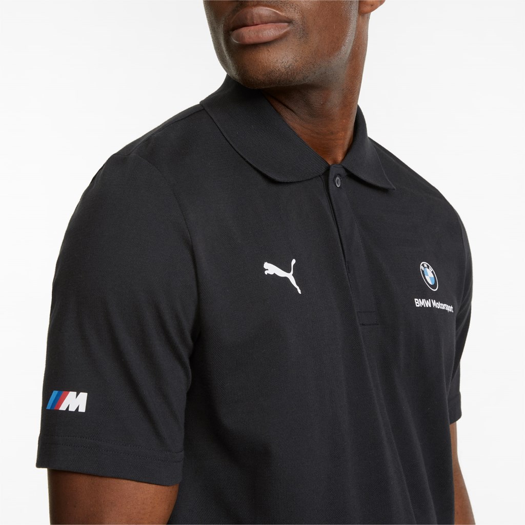 Puma BMW M Motorsport Jacquard Polo Shirt Siyah | OT1973042