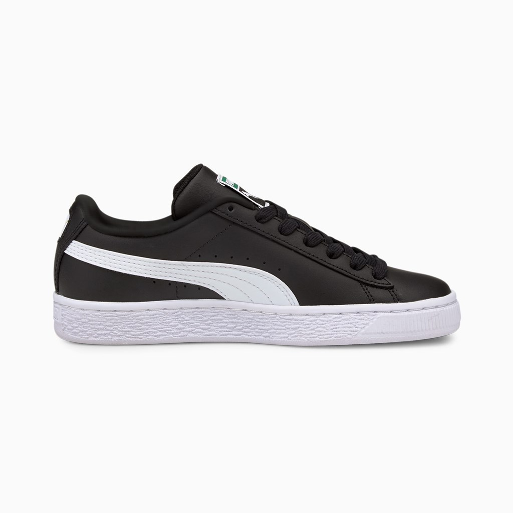 Puma Basket Classic XXI JR Spor Ayakkabı Siyah Beyaz | HR3952146