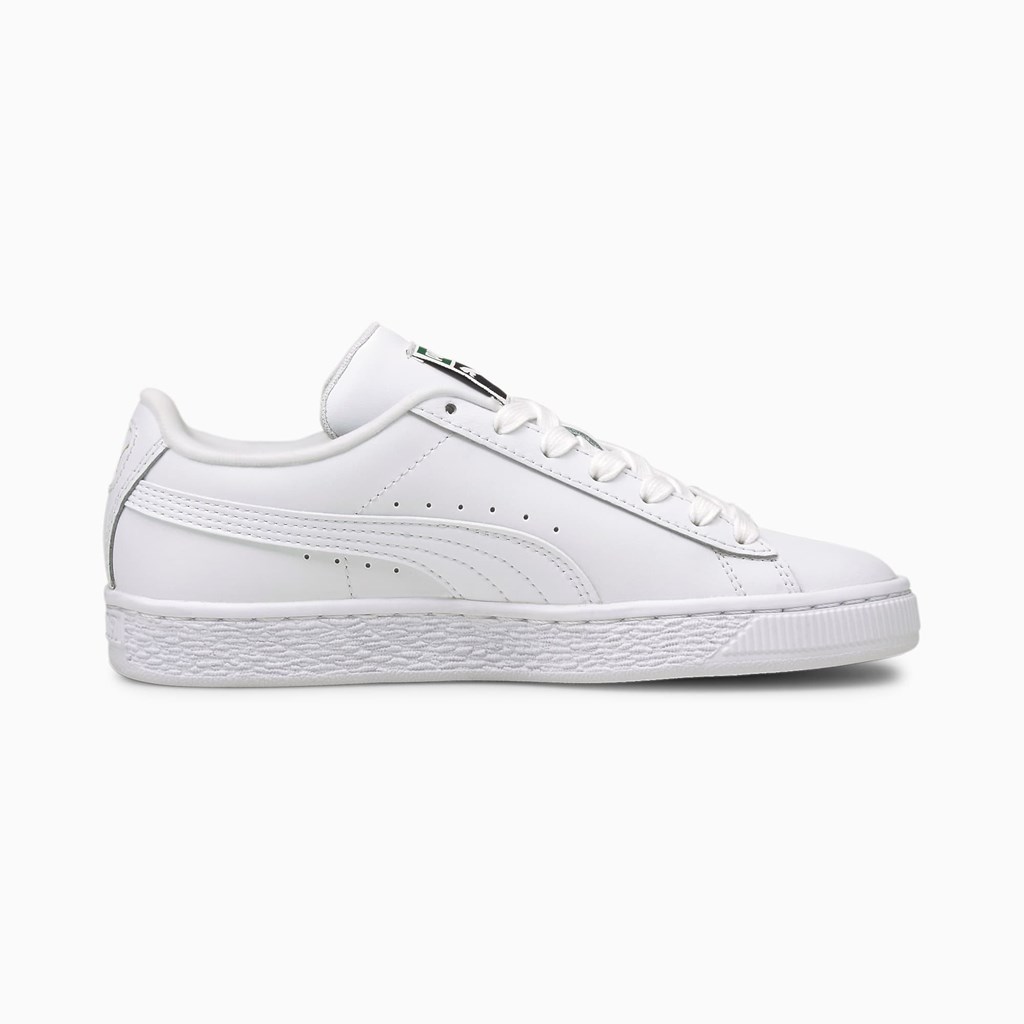 Puma Basket Classic XXI JR Spor Ayakkabı Beyaz Beyaz | NC6285904