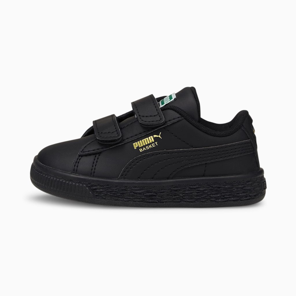 Puma Basket Classic XXI Toddler Spor Ayakkabı Siyah Siyah | KY6201548