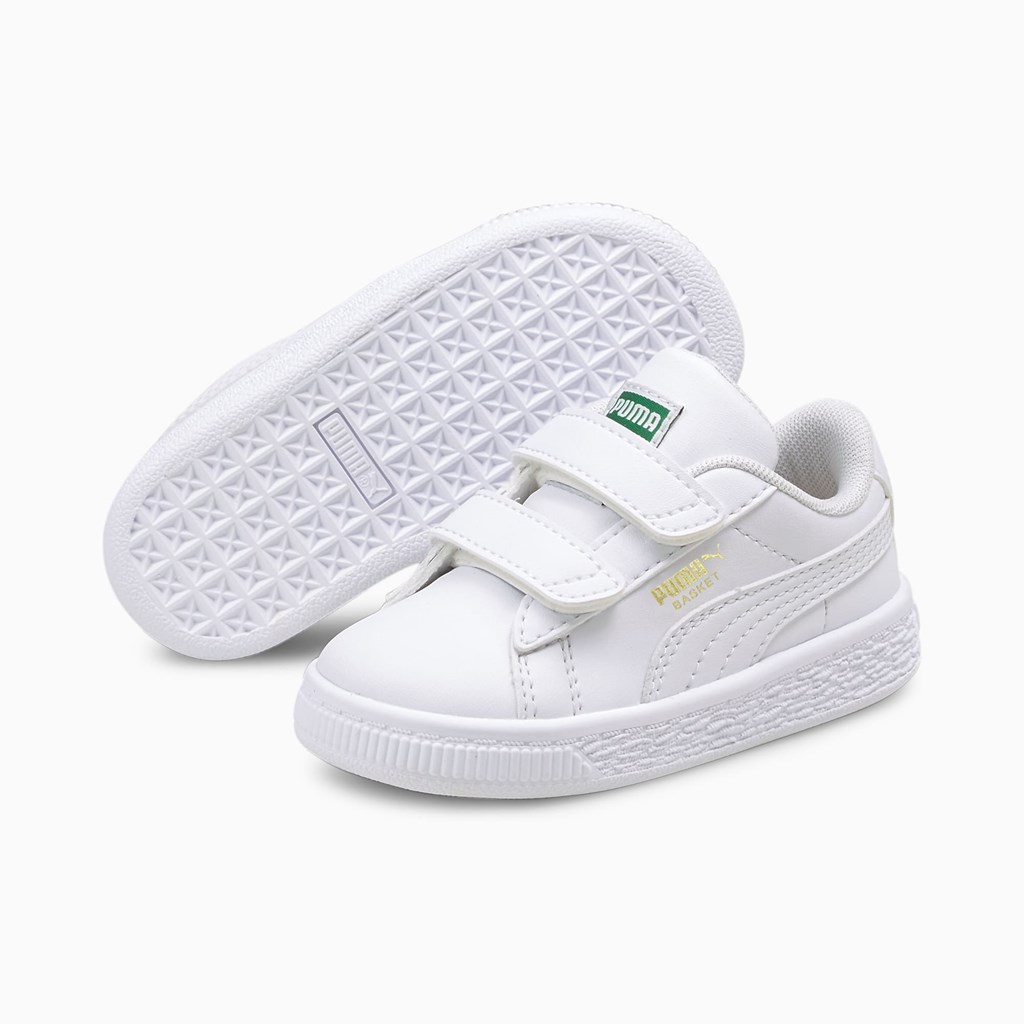 Puma Basket Classic XXI Toddler Spor Ayakkabı Beyaz Beyaz | SY7206395