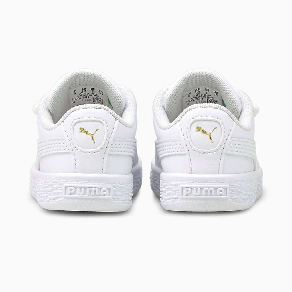 Puma Basket Classic XXI Toddler Spor Ayakkabı Beyaz Beyaz | SY7206395