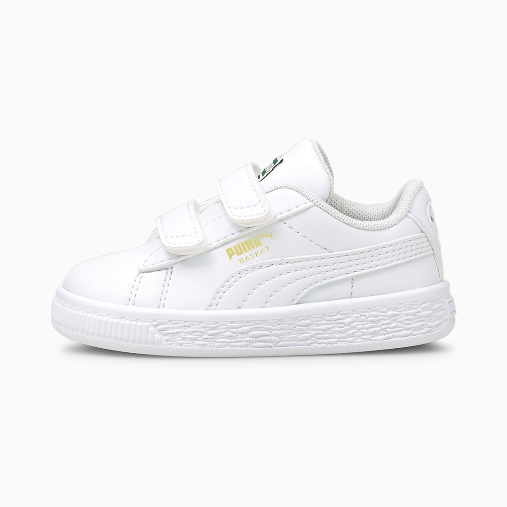 Puma Basket Classic XXI Toddler Spor Ayakkabı Beyaz Beyaz | SY7206395