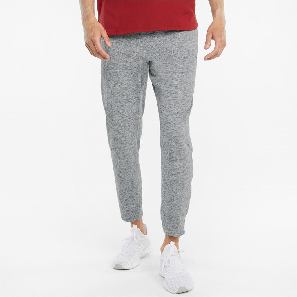 Puma CLOUDSPUN Antrenman Pantolon Medium Gray Heather | VY5780269