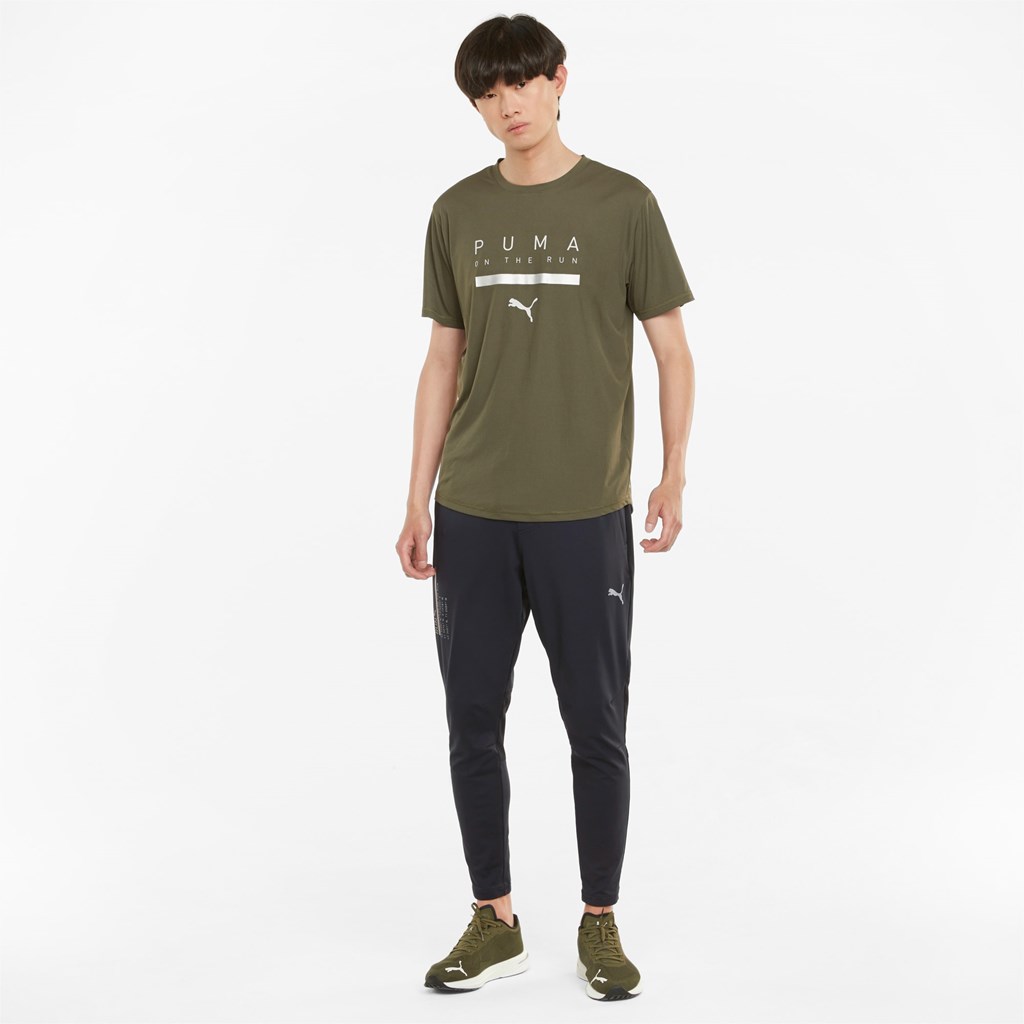 Puma COOLADAPT Tapered Koşu Pantolon Siyah | FB3624978