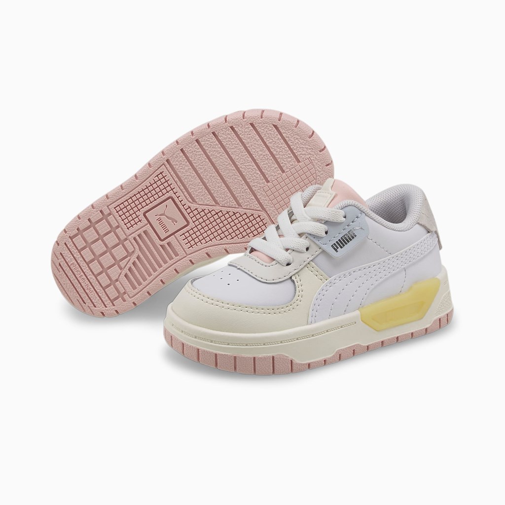 Puma Cali Dream Toddler Spor Ayakkabı Beyaz Pembe | XS6495287