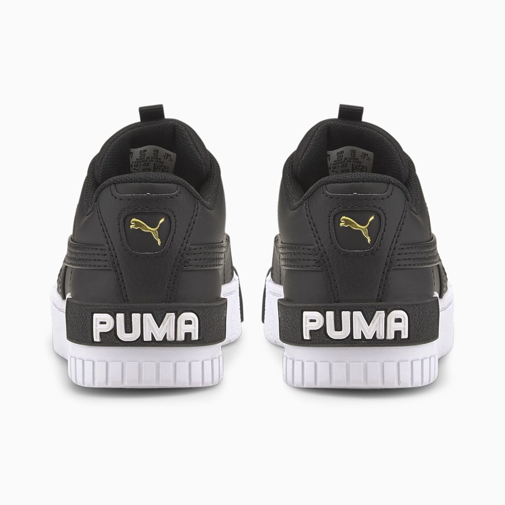 Puma Cali Spor Little Spor Ayakkabı Siyah Beyaz | CK8032941