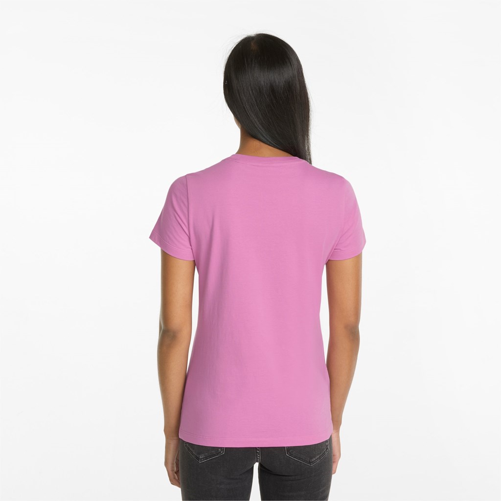 Puma Classics Logo Interest Tee Opera Mauve / SWXP | DV5078692