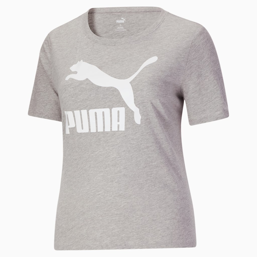 Puma Classics Logo PL Tee Açık Beyaz | SW8065923