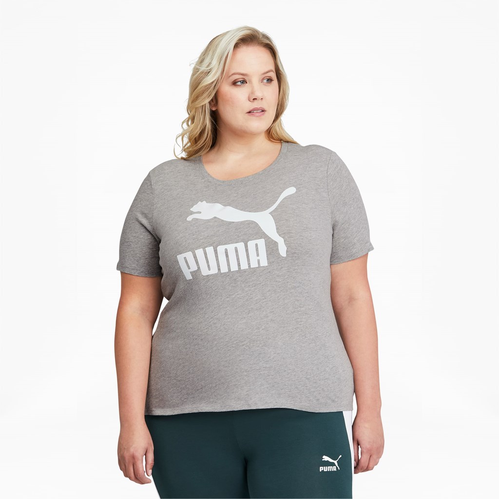 Puma Classics Logo PL Tee Açık Beyaz | SW8065923