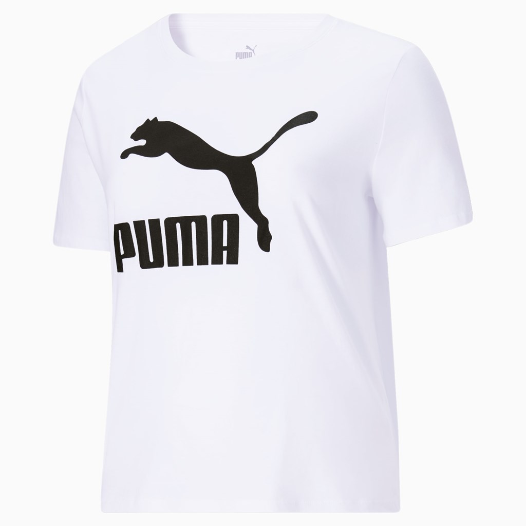 Puma Classics Logo PL Tee Beyaz | RG7024963