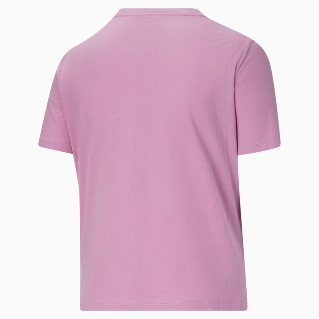 Puma Classics Logo PL Tee Opera Mauve | XV5960412