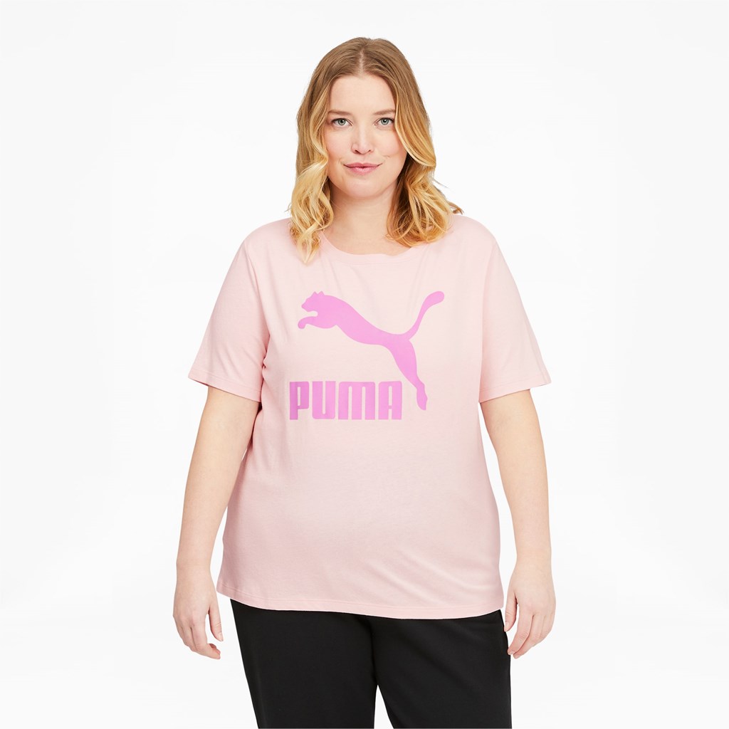 Puma Classics Logo PL Tee Pembe | GS2048356