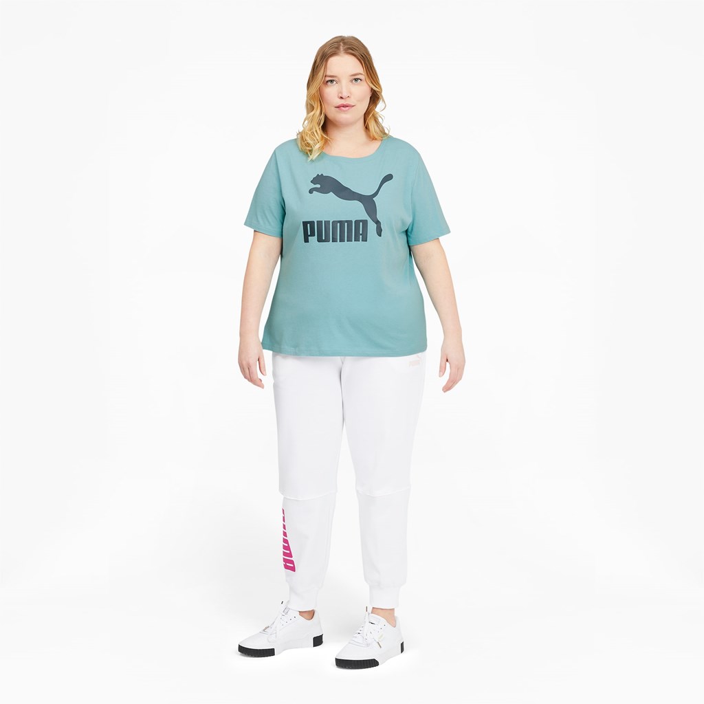 Puma Classics Logo PL Tee Porcelain | IL1385607