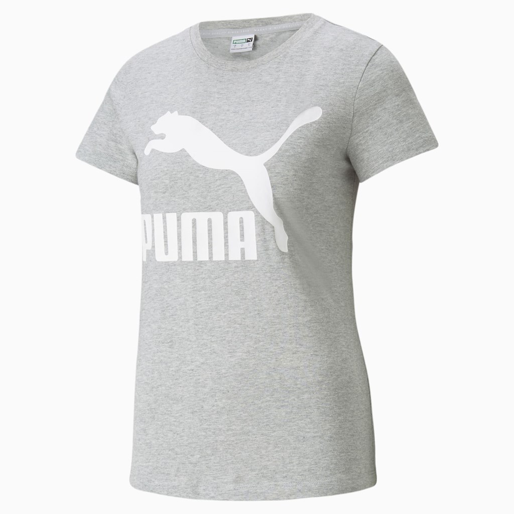 Puma Classics Logo Tee Açık Beyaz | CQ0817394