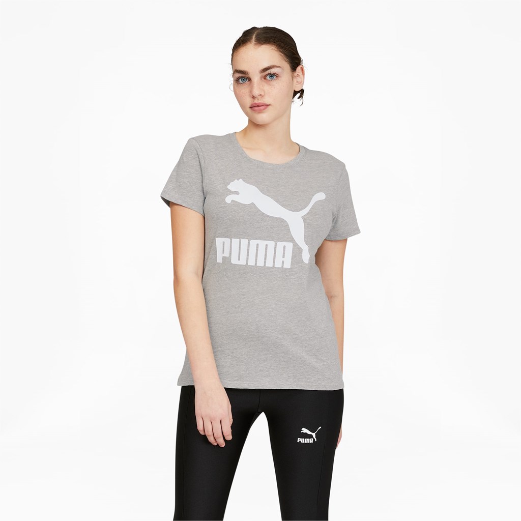 Puma Classics Logo Tee Açık Beyaz | CQ0817394