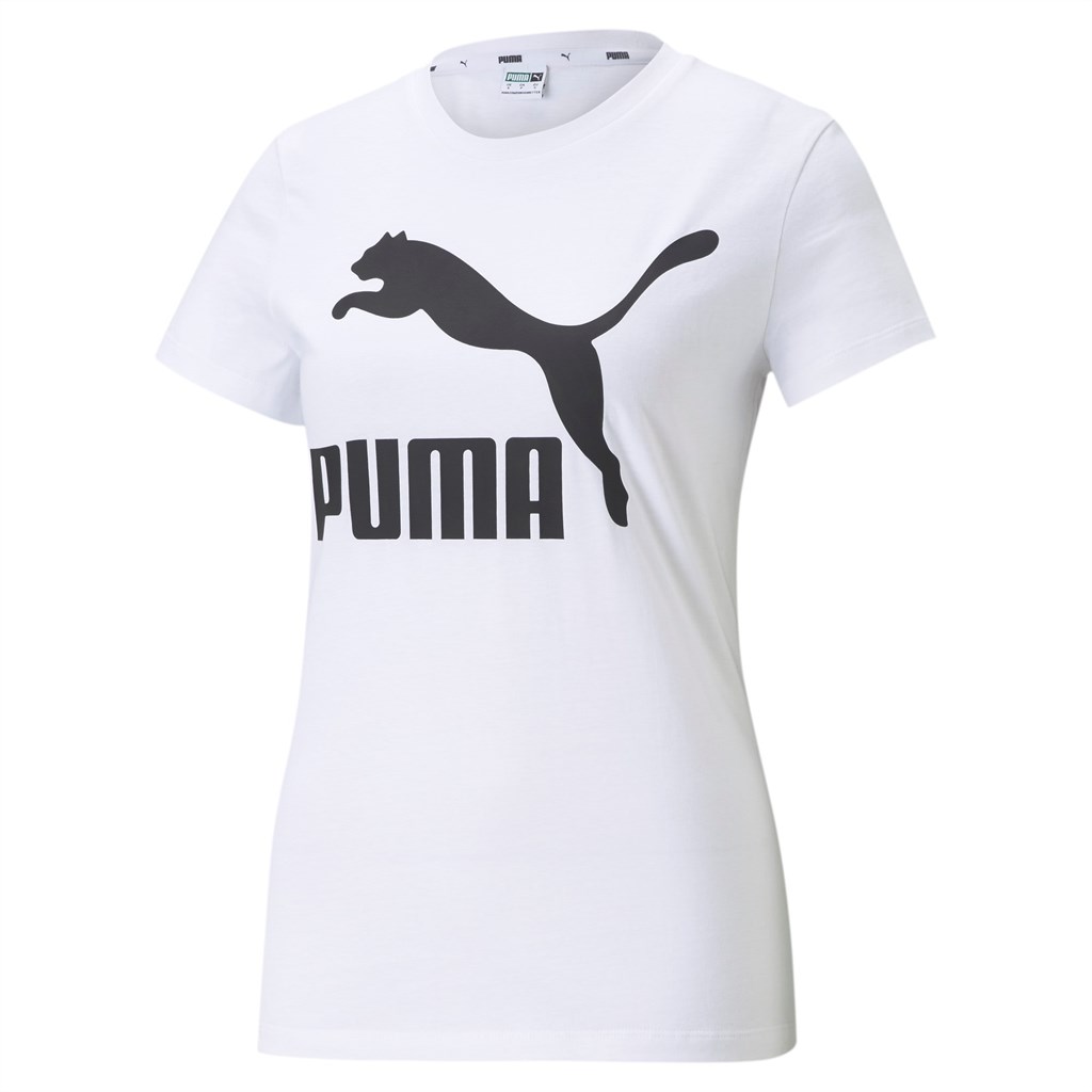 Puma Classics Logo Tee Beyaz | YG7921354