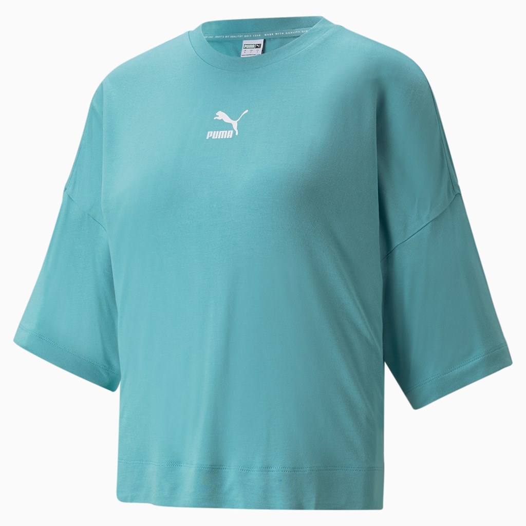 Puma Classics Splitside Tee Porcelain | GE9435287