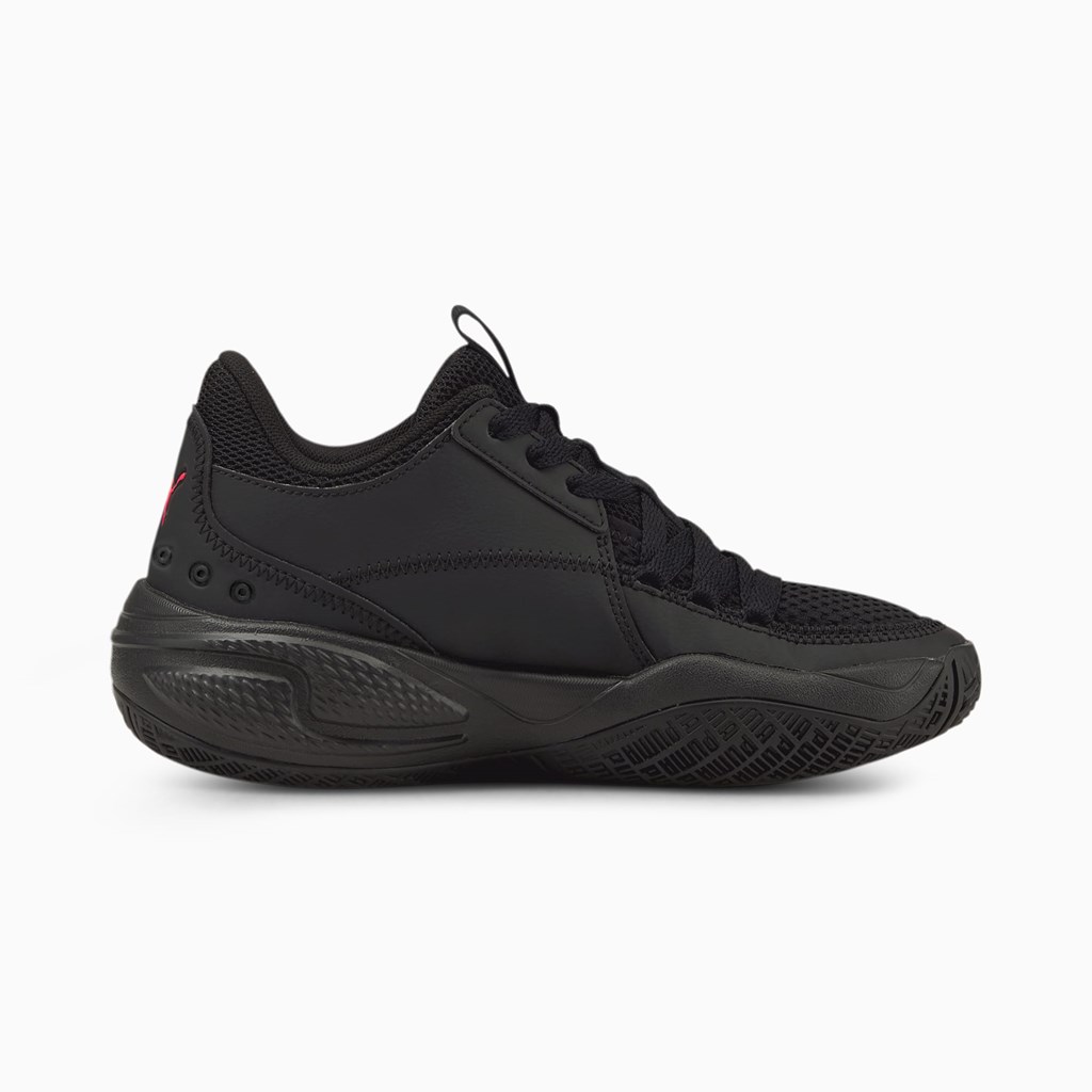 Puma Court Rider 2.0 Pop JR Basketbol Ayakkabısı Siyah | NZ5043921