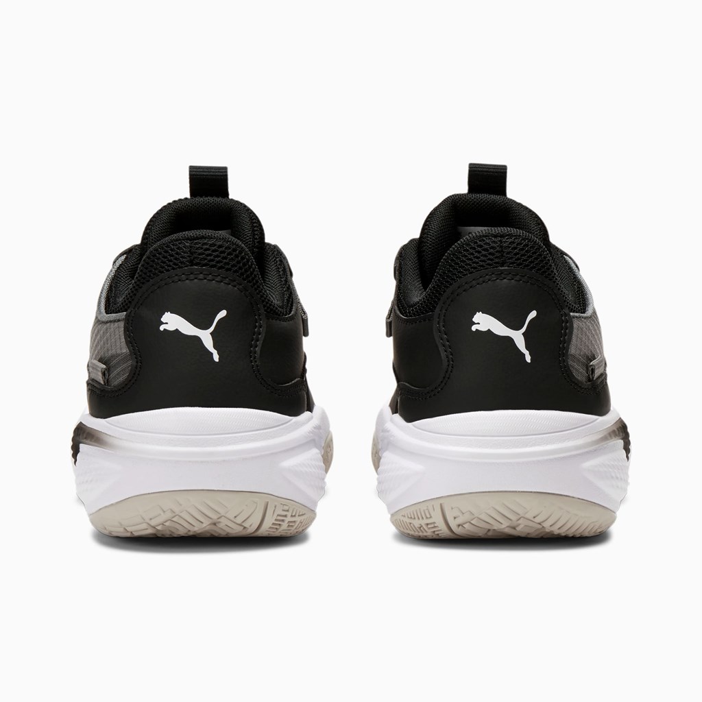 Puma Court Rider JR Basketbol Ayakkabısı Siyah Beyaz | CH6039142