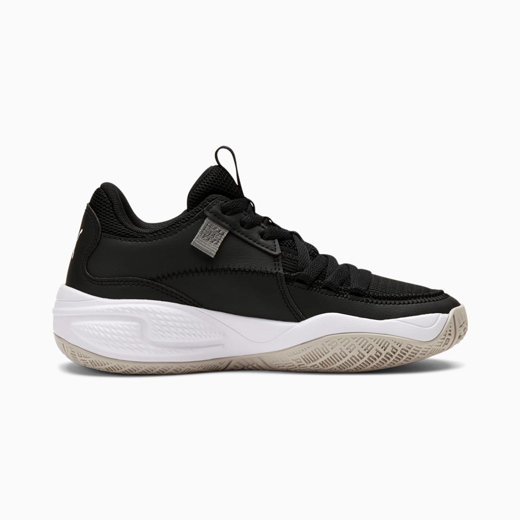 Puma Court Rider JR Basketbol Ayakkabısı Siyah Beyaz | CH6039142