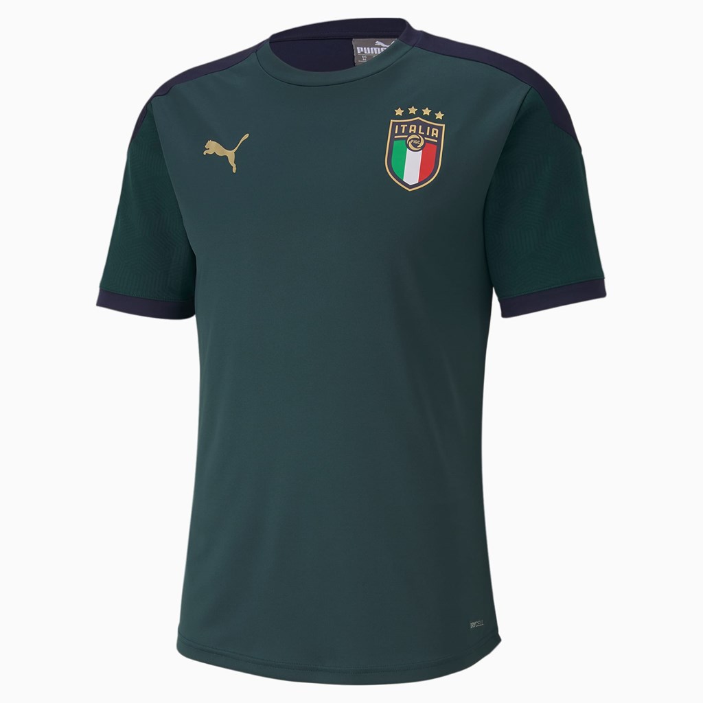 Puma FIGC Antrenman Jersey Ponderosa Pine / Peacoat | JW3947162