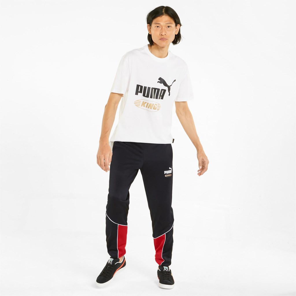 Puma King Parça Pantolon Siyah Kırmızı | AC0496328