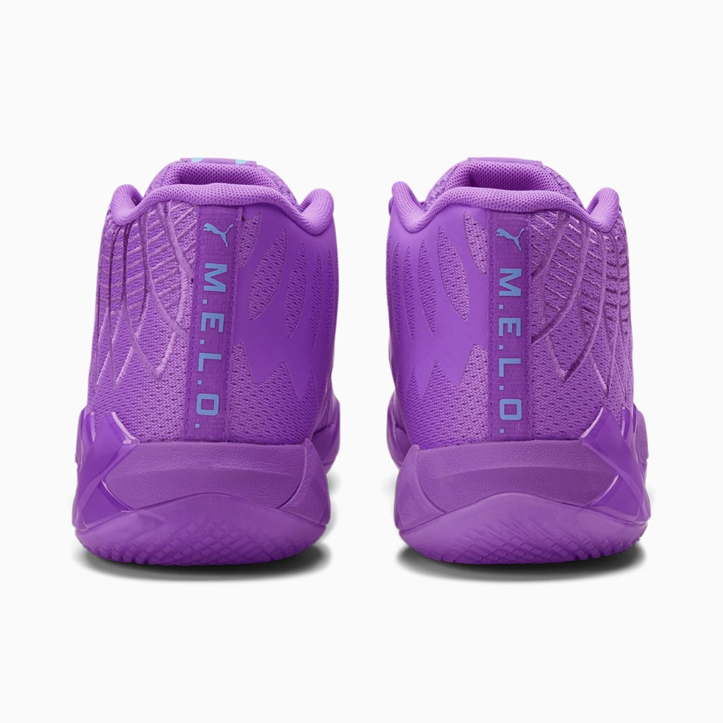 Puma MB.01 Queen City Basketbol Ayakkabısı Mor Mavi | UW3659148