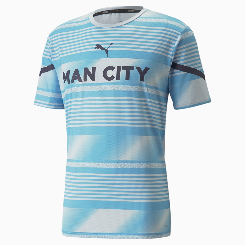 Puma Man City Prematch Soccer Jersey Heather / Peacoat | UA4136980