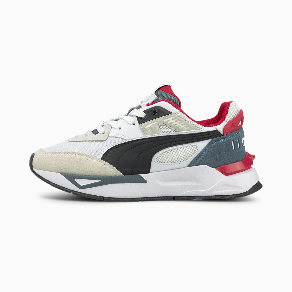 Puma Mirage Spor Remix JR Spor Ayakkabı Beyaz Siyah | CP7283061