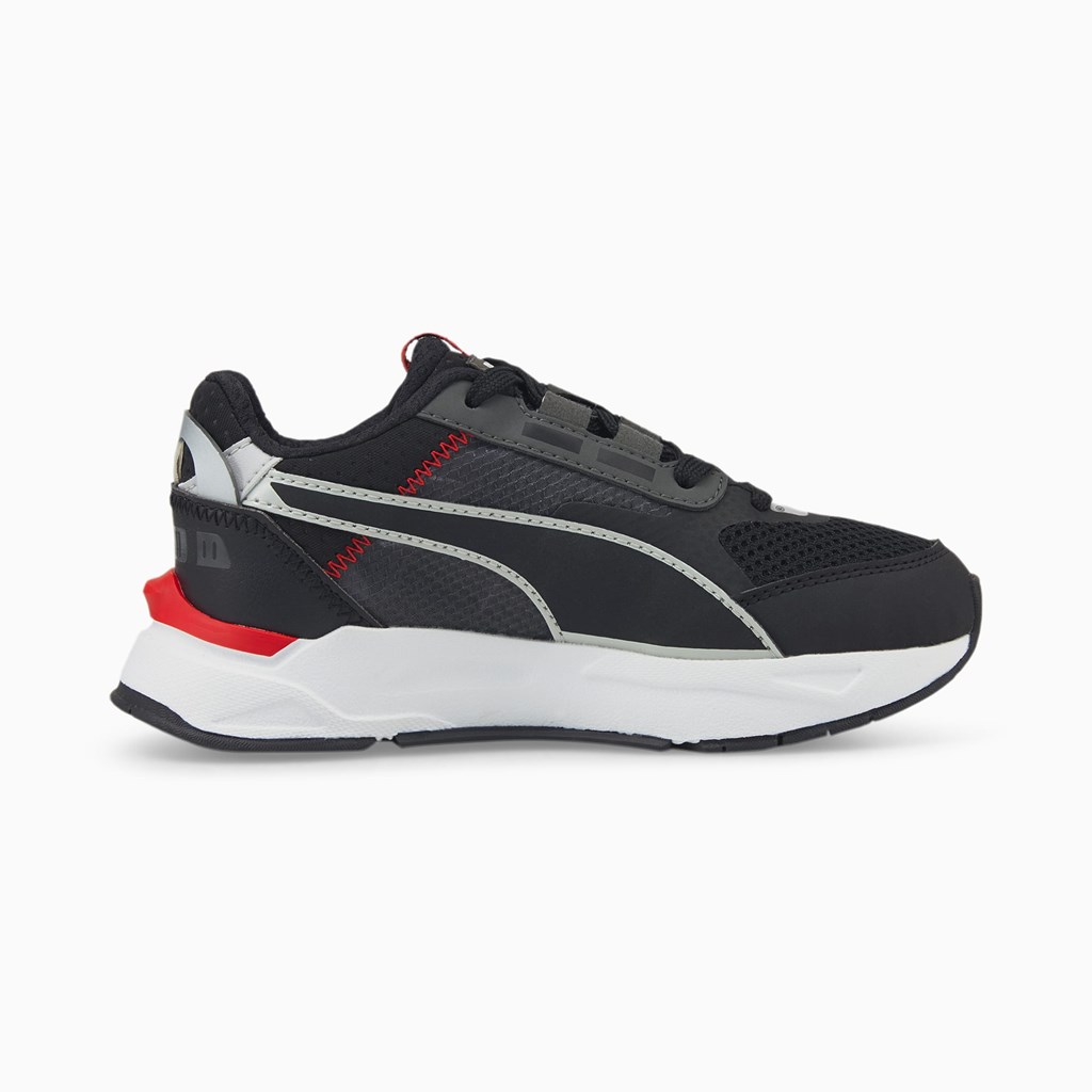 Puma Mirage Spor Tech Little Spor Ayakkabı Siyah Koyu Kırmızı | LC6243508