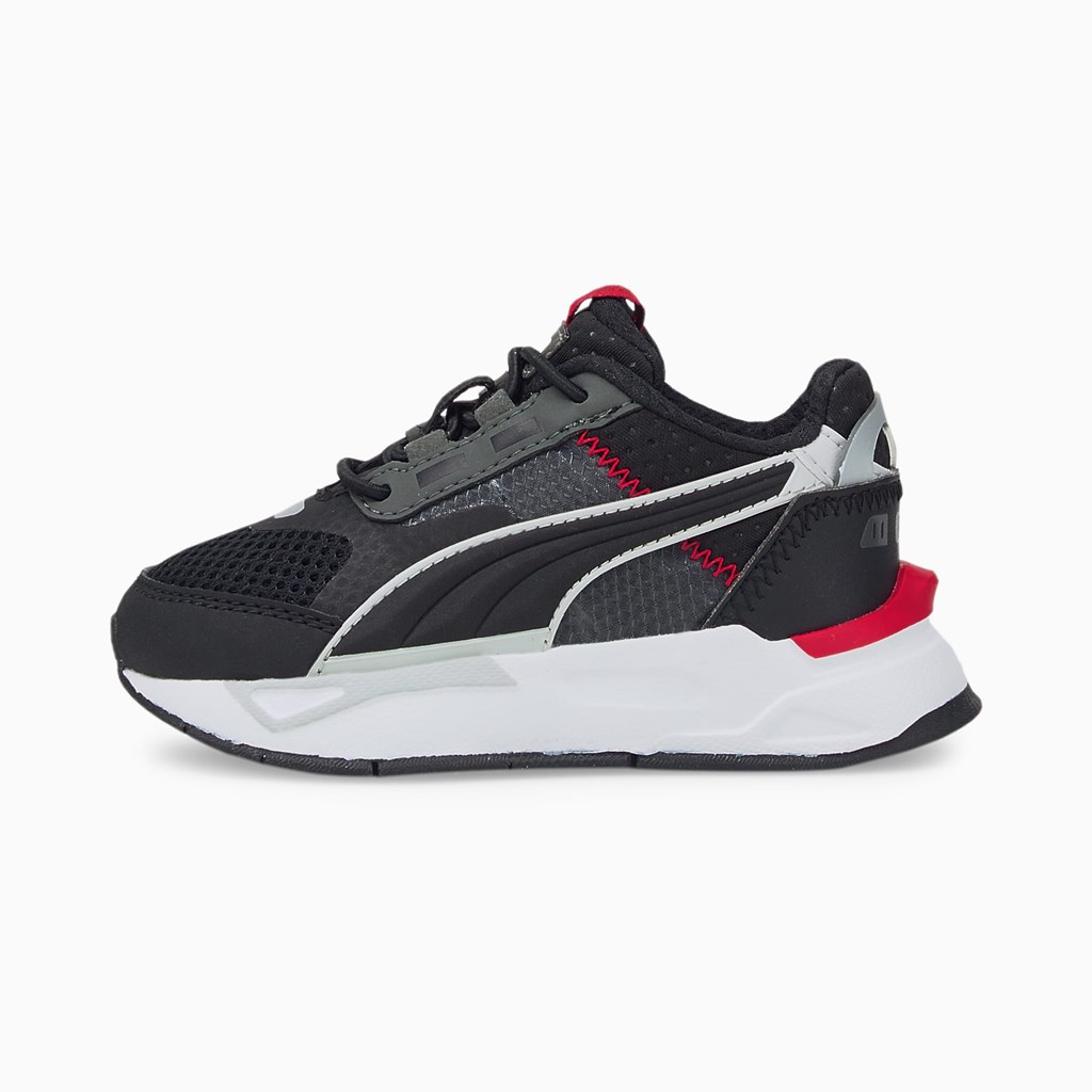 Puma Mirage Spor Tech Toddler Spor Ayakkabı Siyah Koyu Kırmızı | AE0978514