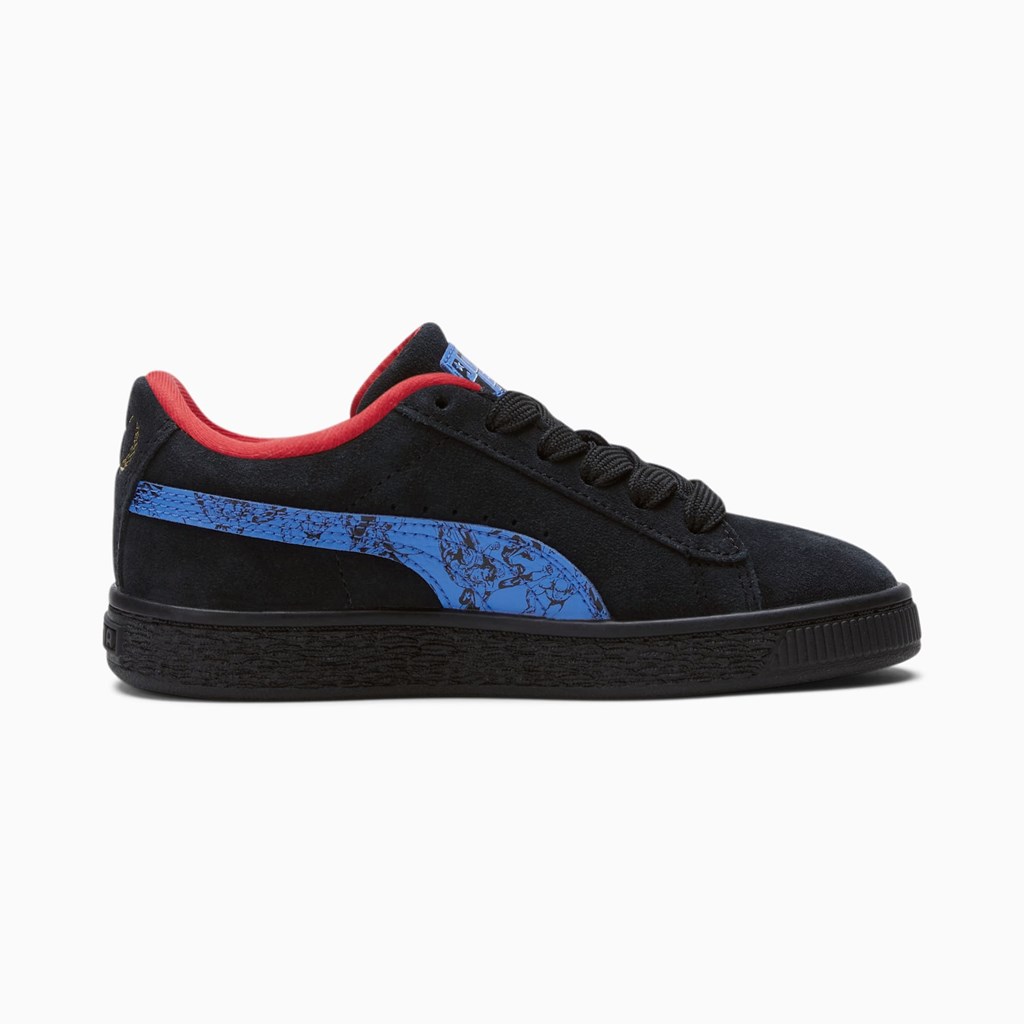 Puma PUMA x DC Justice League Suede Little Spor Ayakkabı Siyah | FC8761295