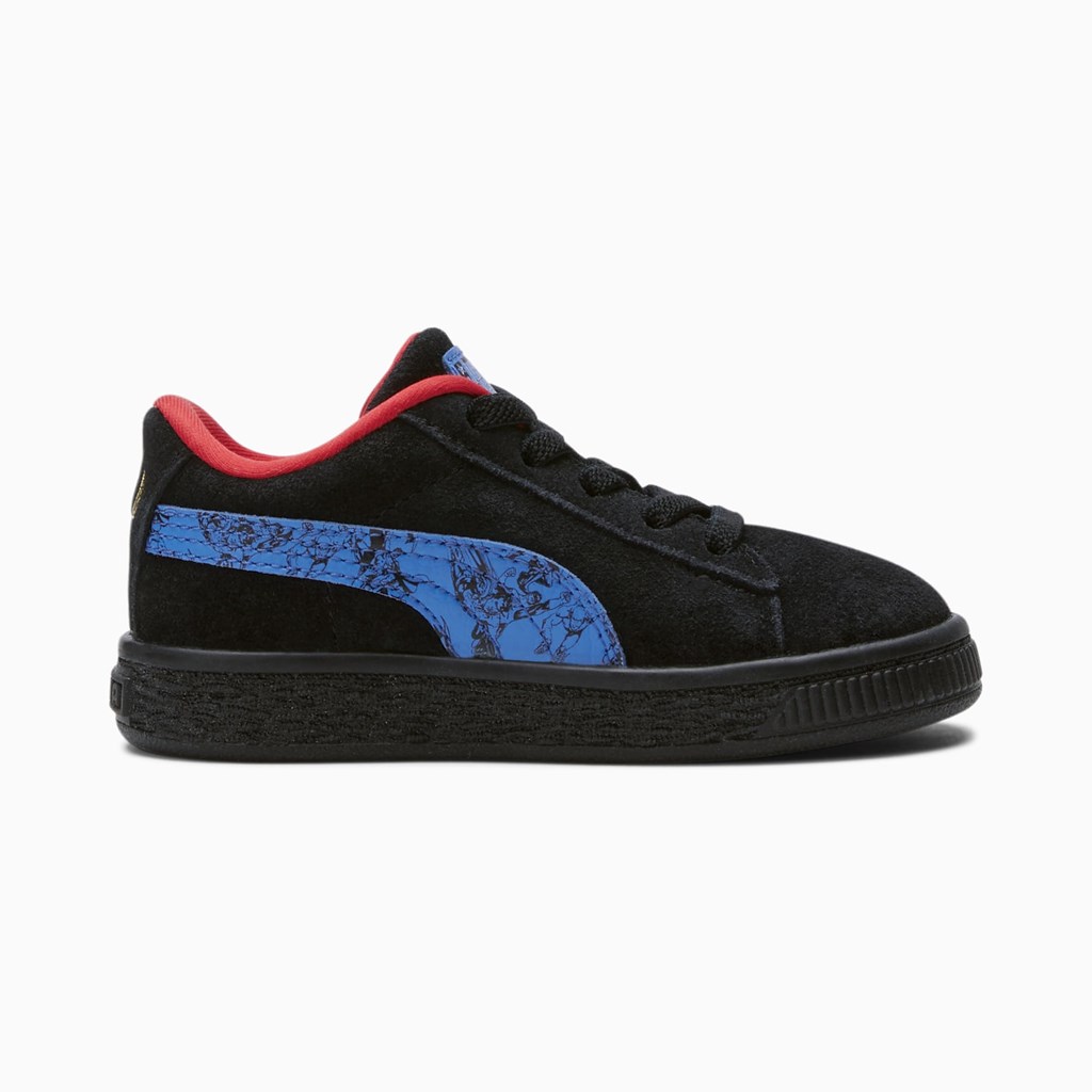 Puma PUMA x DC Justice League Suede Toddler Spor Ayakkabı Siyah | JM1645903