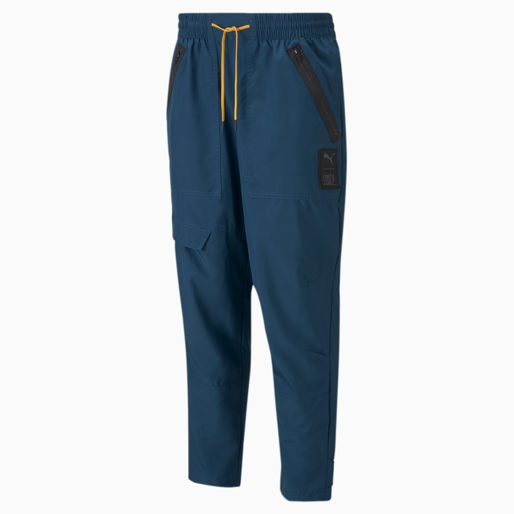 Puma PUMA x FIRST MILE Woven Antrenman Pantolon Mavi | QL4538276