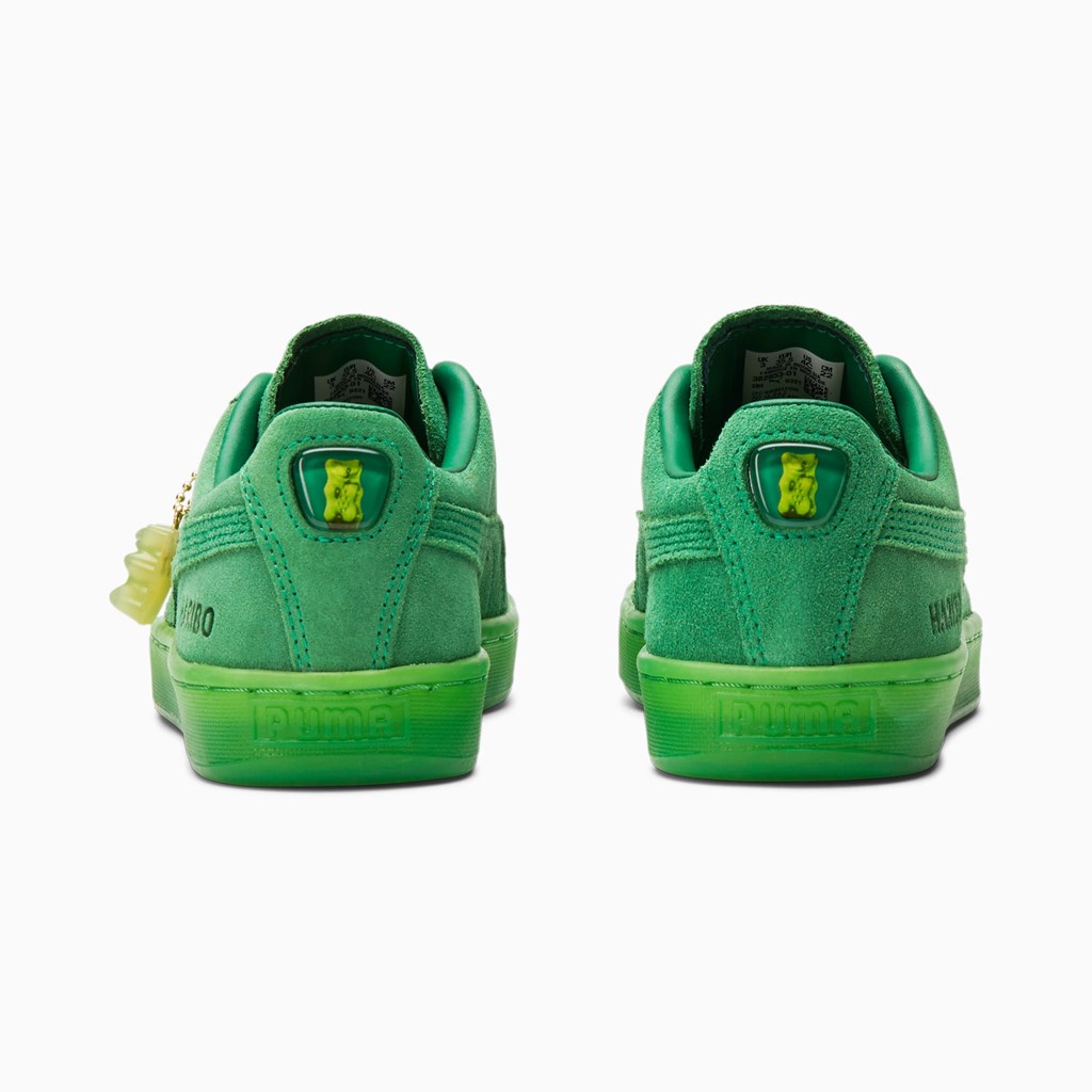 Puma PUMA x HARIBO Suede JR Spor Ayakkabı Yeşil Yeşil | FB1674230