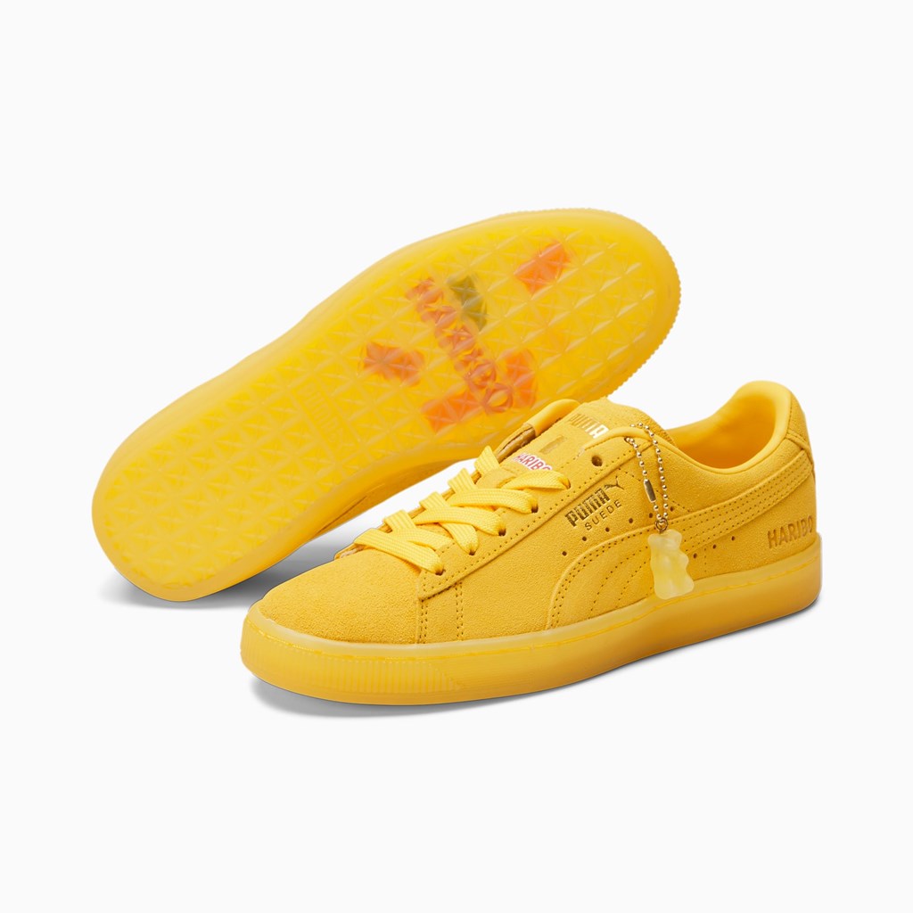 Puma PUMA x HARIBO Suede JR Spor Ayakkabı Mimosa / Mimosa | GM4853790