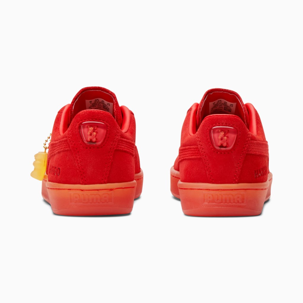 Puma PUMA x HARIBO Suede JR Spor Ayakkabı Kırmızı Kırmızı | SO9723106