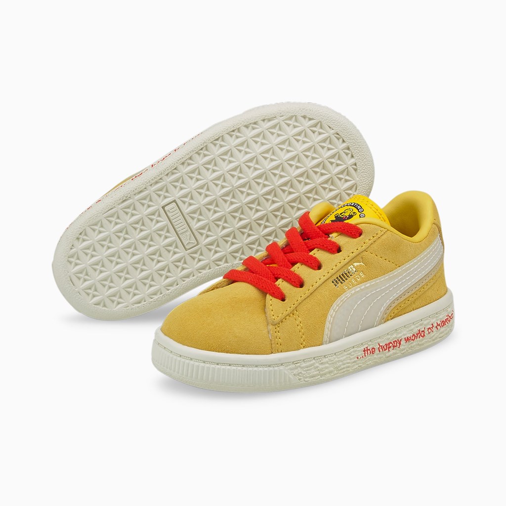 Puma PUMA x HARIBO Suede Triplex Toddler Spor Ayakkabı Beyaz | WD7685190