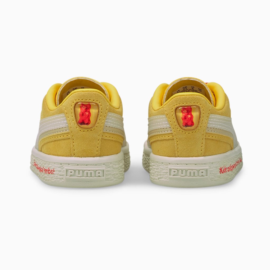 Puma PUMA x HARIBO Suede Triplex Toddler Spor Ayakkabı Beyaz | WD7685190