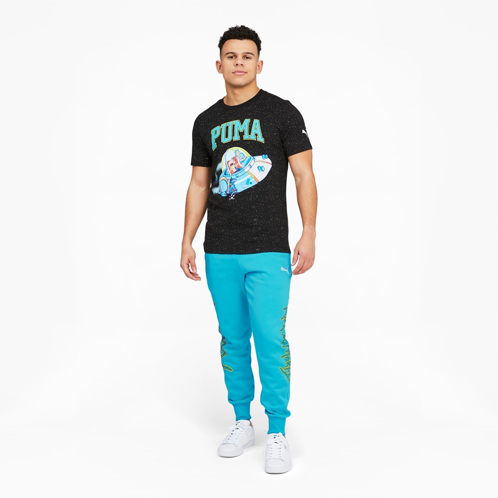 Puma PUMA x RICK AND MORTY Basketball Pantolon Mavi | PN3817569