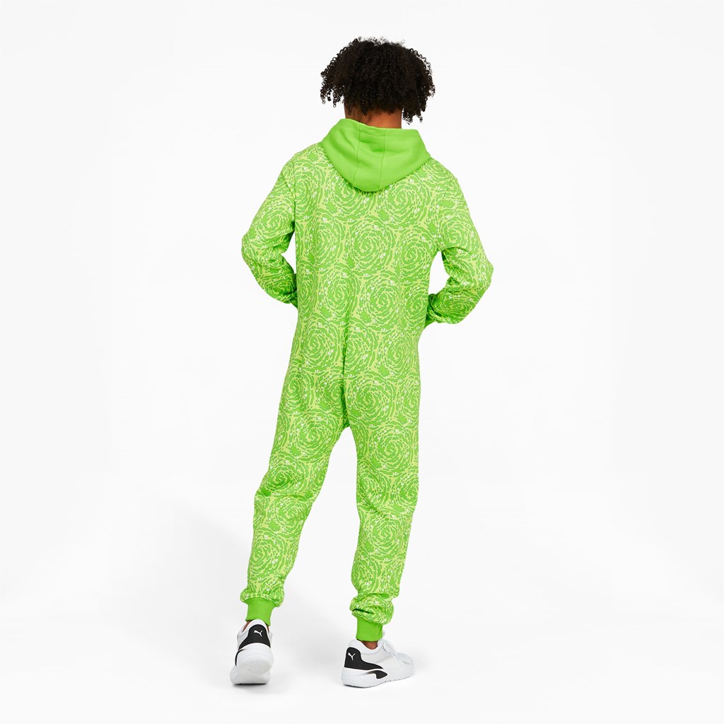 Puma PUMA x RICK AND MORTY Slime Basketball Onesie Yeşil | PQ2314598