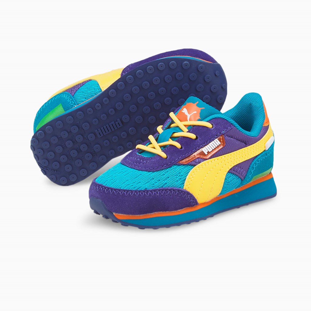 Puma PUMA x RUGRATS Future Rider Toddler Spor Ayakkabı Sarı | MK3576124