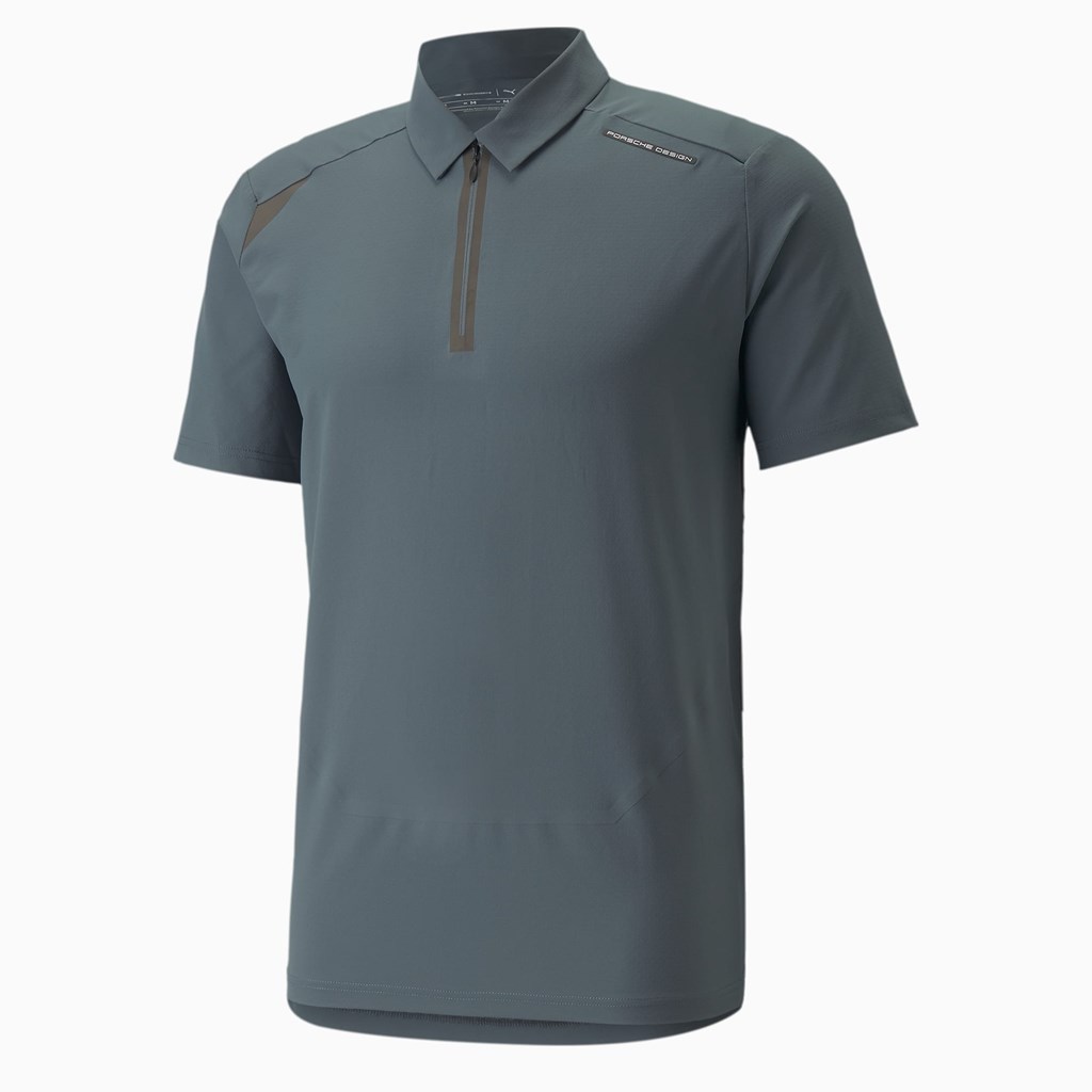 Puma Porsche Design MCS Active Polo Shirt Koyu | YX7026934