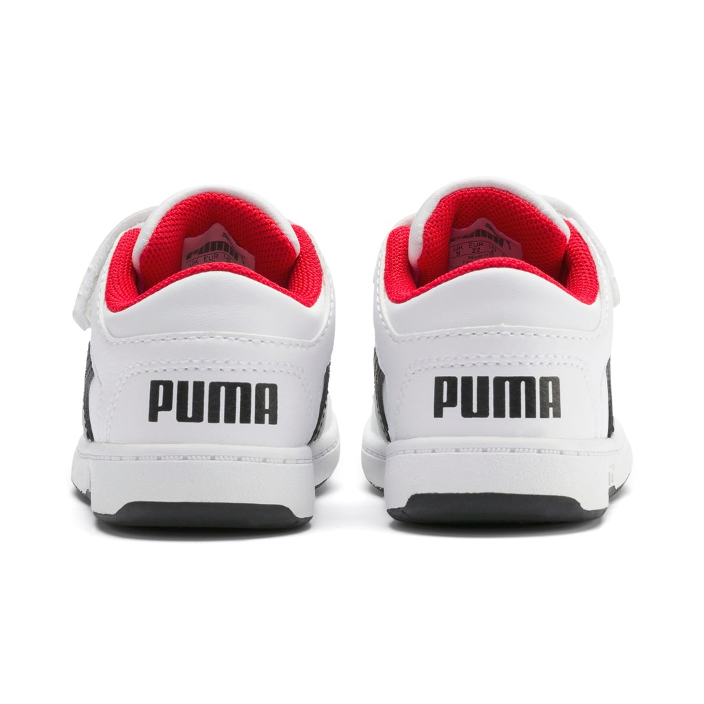 Puma Puma Rebound Layup Lo Toddler Spor Ayakkabı Beyaz Siyah Kırmızı | AR6275893