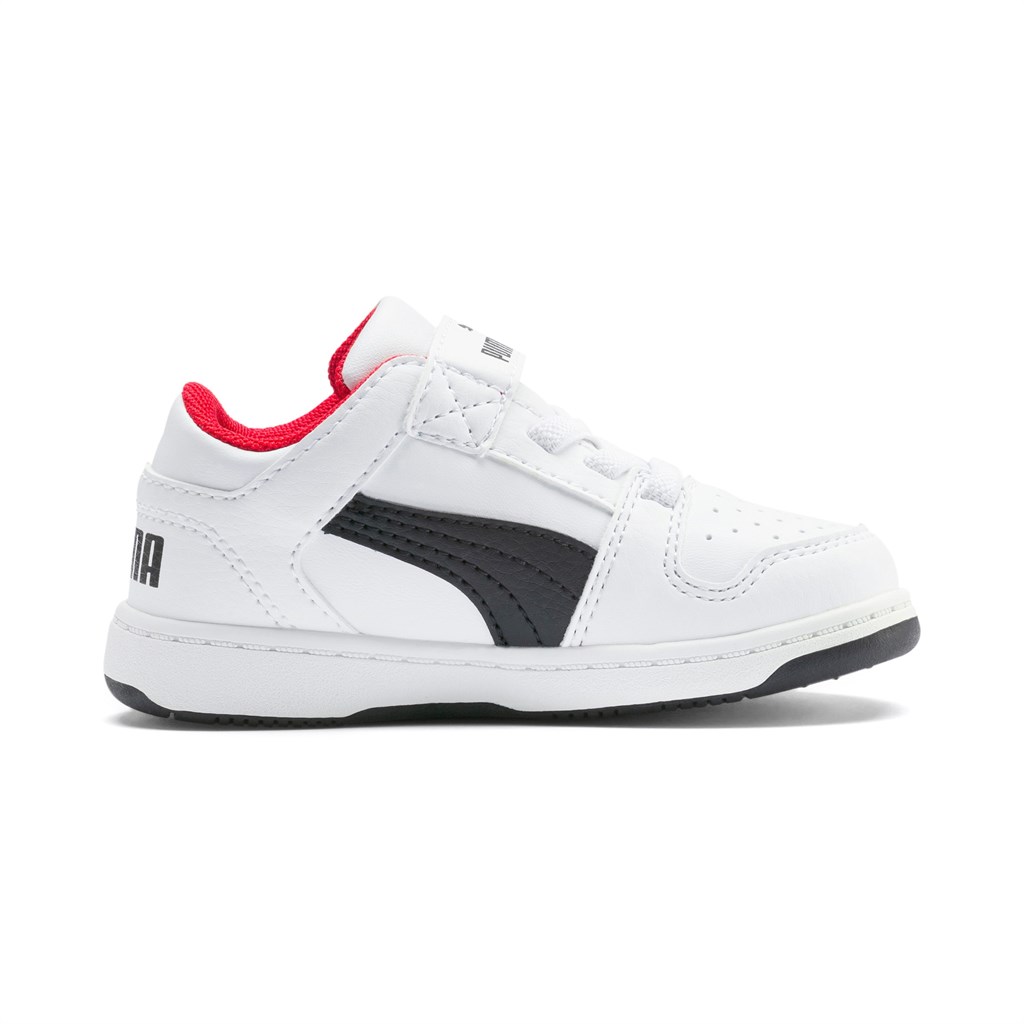 Puma Puma Rebound Layup Lo Toddler Spor Ayakkabı Beyaz Siyah Kırmızı | AR6275893