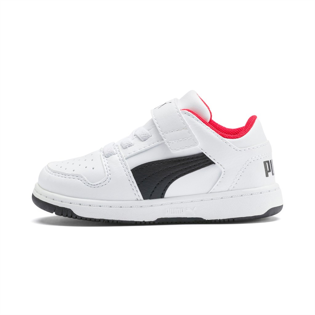 Puma Puma Rebound Layup Lo Toddler Spor Ayakkabı Beyaz Siyah Kırmızı | AR6275893