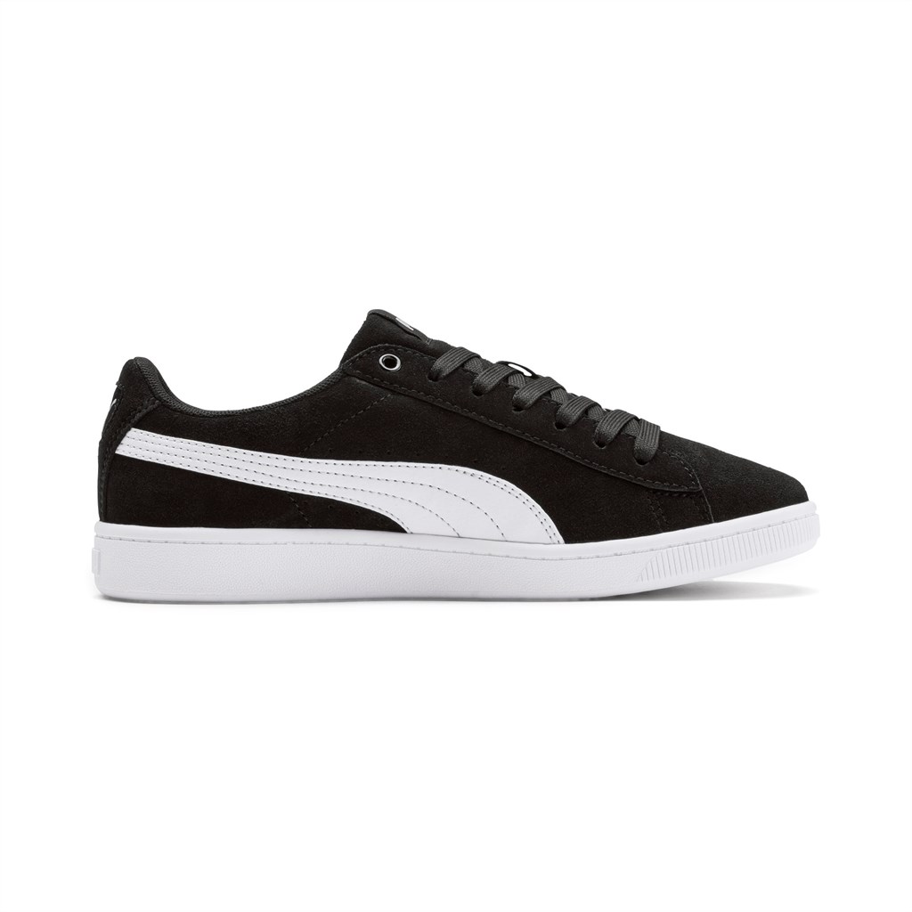 Puma Puma Vikky V2 Suede Jr Spor Ayakkabı Siyah Beyaz Gümüş | XJ4620357